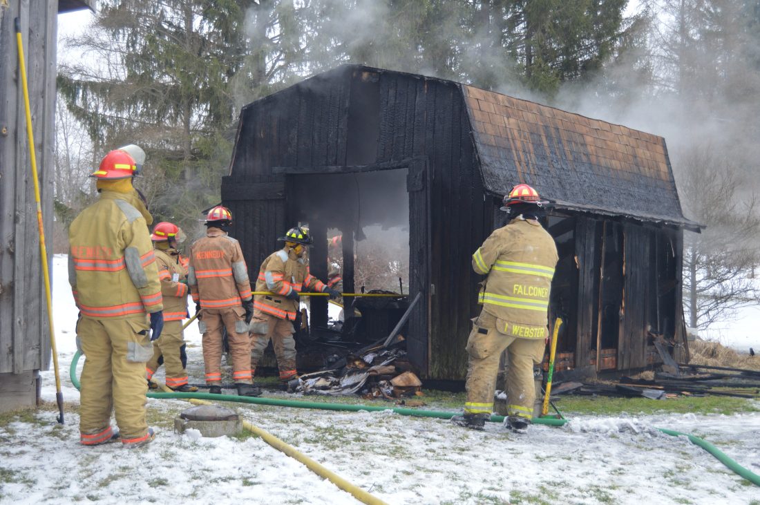 Shed Destroyed By Fire | News, Sports, Jobs - Post Journal
